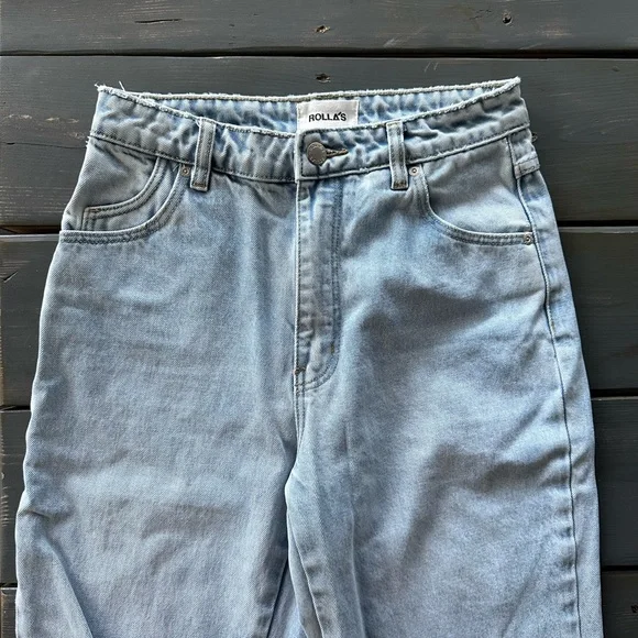 ROLLAS HIGH RISE STRAIGHT LEG JEANS - Picture 2 of 4